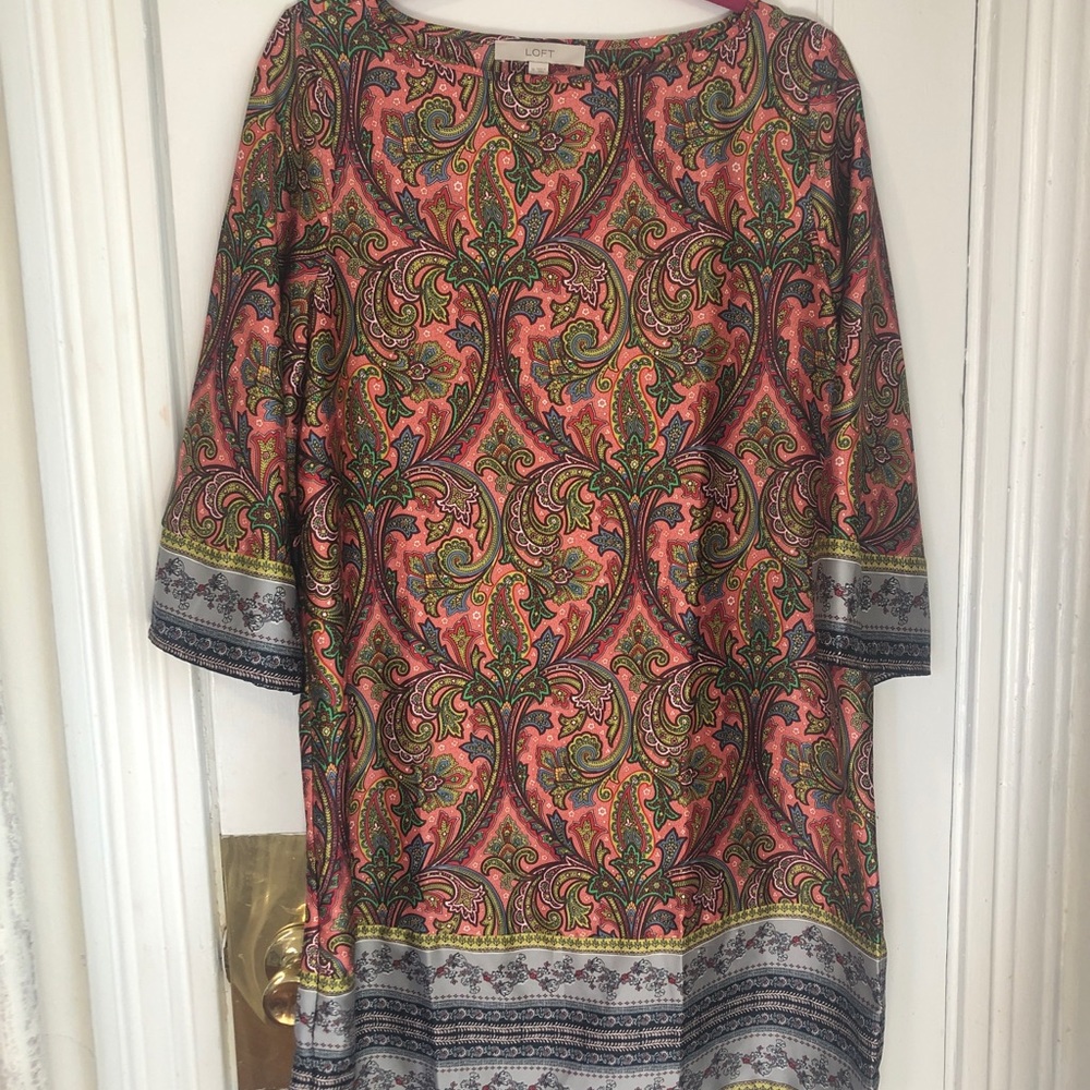 LOFT silky dress size M